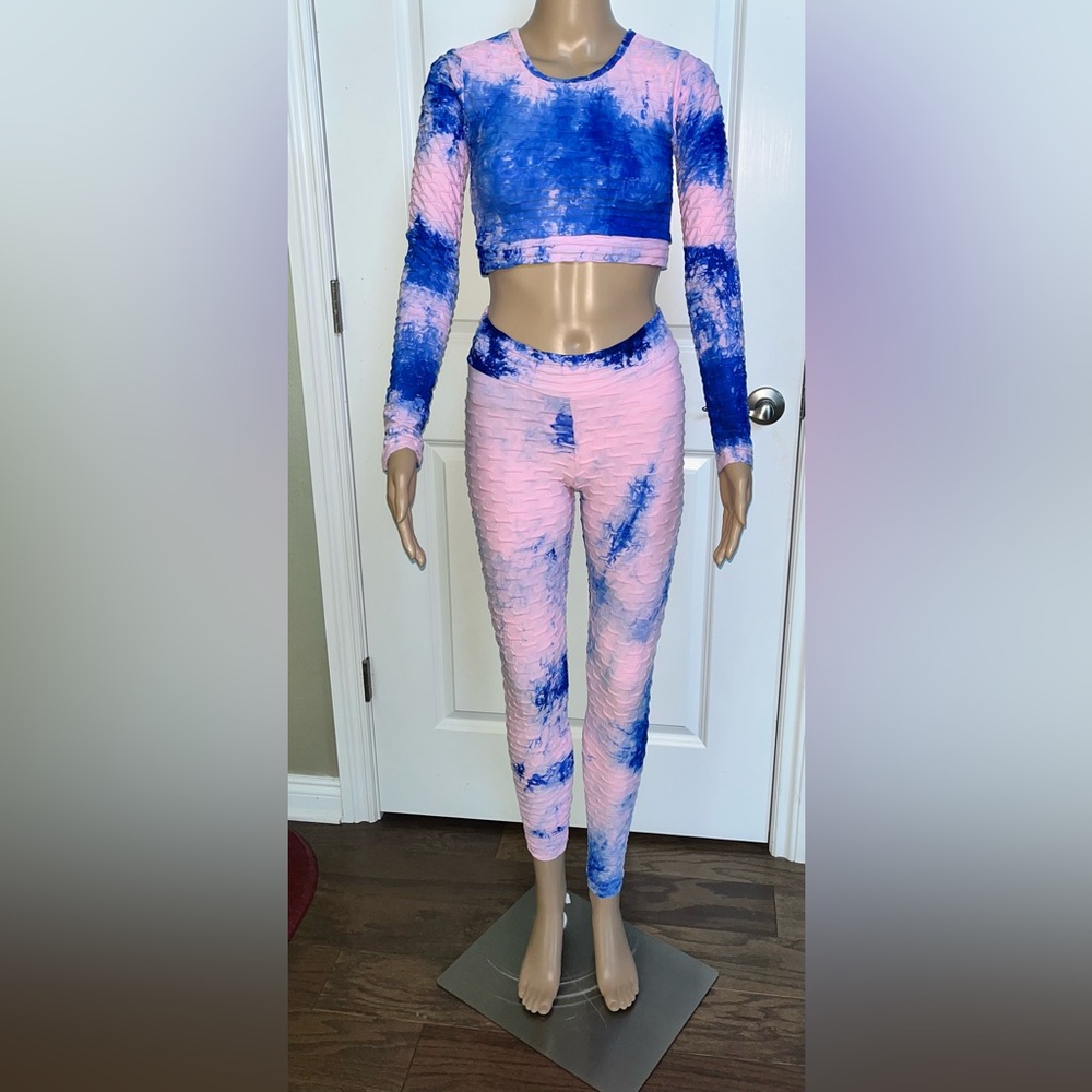 Canoan Runched Bottom Crop Top Set